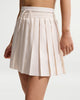 womens nike sportswear mid rise pleated skirt (chalk)