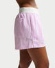 womens nike sportswear chill poplin shorts (light magenta/pink foam)