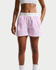 womens nike sportswear chill poplin shorts (light magenta/pink foam)