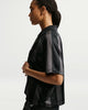 womens nike sportswear oversized jersey (black)