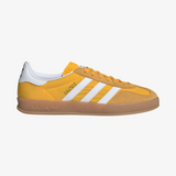 mens adidas gazelle indoor (yellow/white/gum)