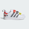 preschool adidas x pixar cars superstar ii (white/bright red)