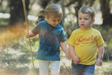 kids rowdy s/s tee (yellow)