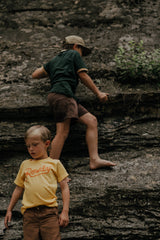 kids rowdy s/s tee (yellow)