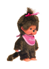 monchhichi girl with pink bib