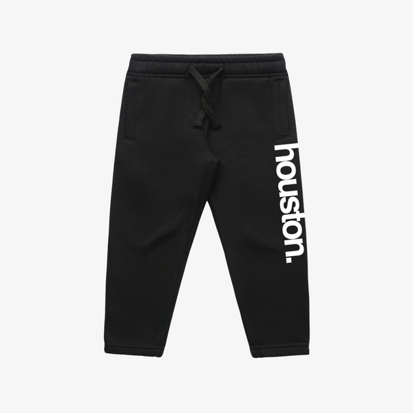 kids premiumgoods. houston. sweatpants (black/white)