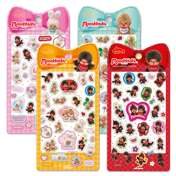 kids monchhichi candy bonbon sticker