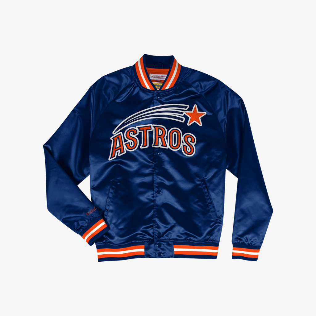 Astros jacket 2025 mitchell and ness