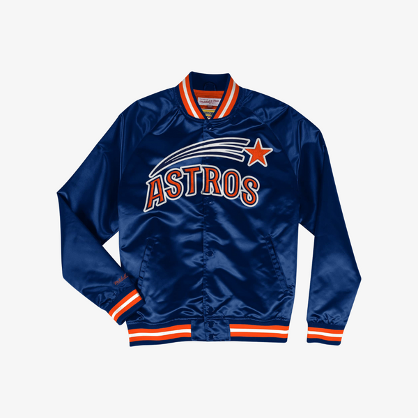 Houston astros jacket shop mitchell and ness