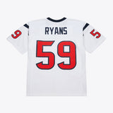 mens mitchell and ness demeco ryans jersey (white)