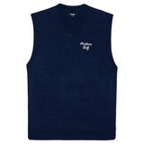 mens malbon domenica vest (navy)