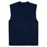 mens malbon domenica vest (navy)