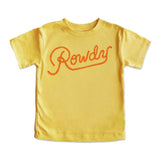 kids rowdy s/s tee (yellow)