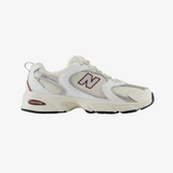 gradeschool new balance 530 (sea salt/mercury red)