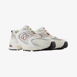 gradeschool new balance 530 (sea salt/mercury red)