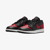 gradeschool jordan 1 low (bred)