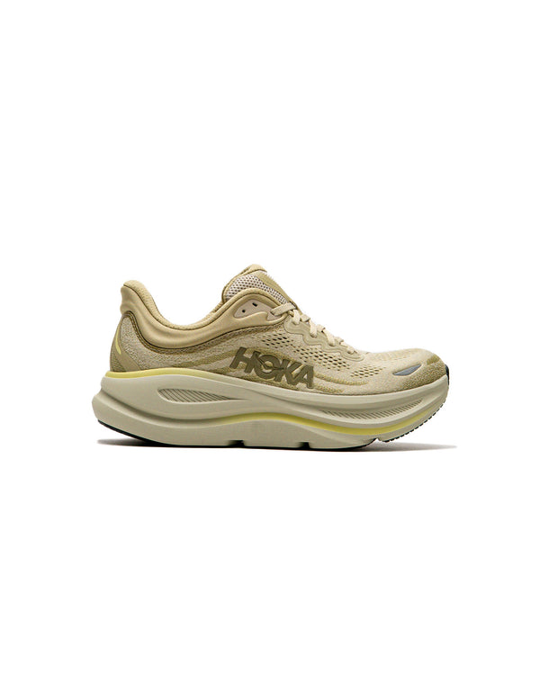 mens hoka bondi 9 (grassland/oyster mushroom)
