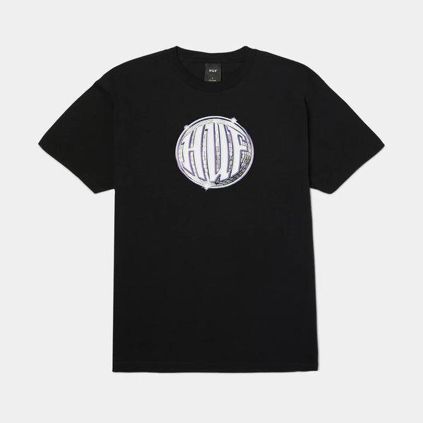 mens huf d zone s/s tee (black)