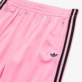 kids adidas wide leg firebird pant (pink/black)
