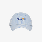 malbon grasse seersucker dad hat (blue/white)