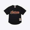 mens mitchell and ness billy wagner practice jersey (black/red)