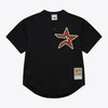 mens mitchell and ness biggio practice jersey (black/red)