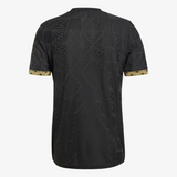 mens adidas mexico s/s soccer jersey (black/gold)
