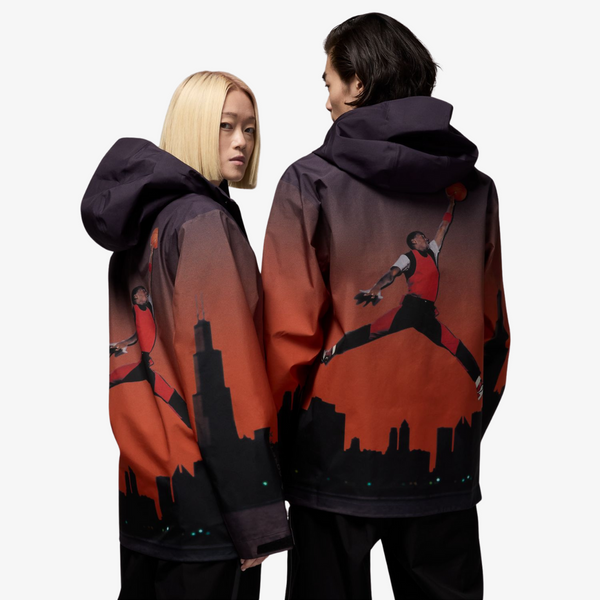 mens jordan skyline gore tex jacket (black)