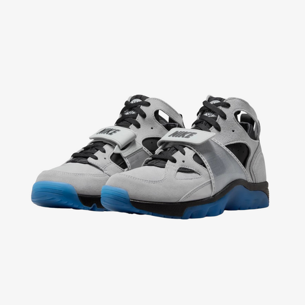 mens nike air trainer huarache (wolf grey/star blue)