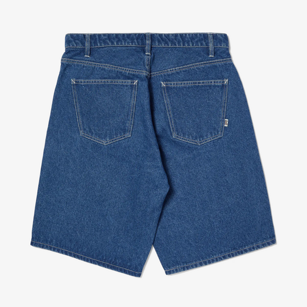 mens huf cromer short (stone wash indigo)
