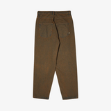 mens huf cromer washed pant (burnt blue)