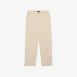 mens malbon golf cannes pleated trouser pant (ivory)