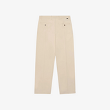 mens malbon golf cannes pleated trouser pant (ivory)