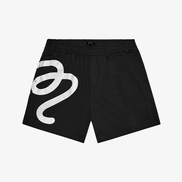 mens malbon golf menton nylon short (black)