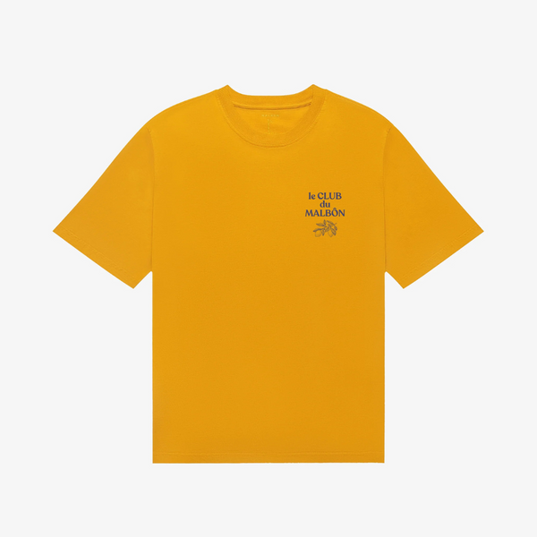 mens malbon golf voyage s/s tee (gold)