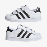 preschool adidas superstar (white/black)