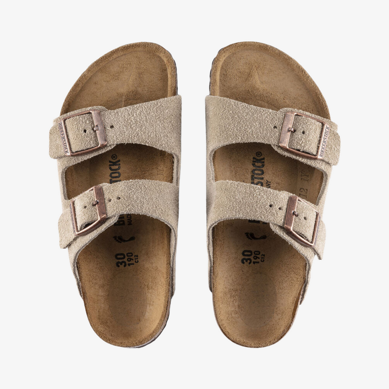 preschool birkenstock arizona (taupe)