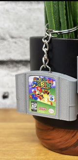 n64 game cart keychain