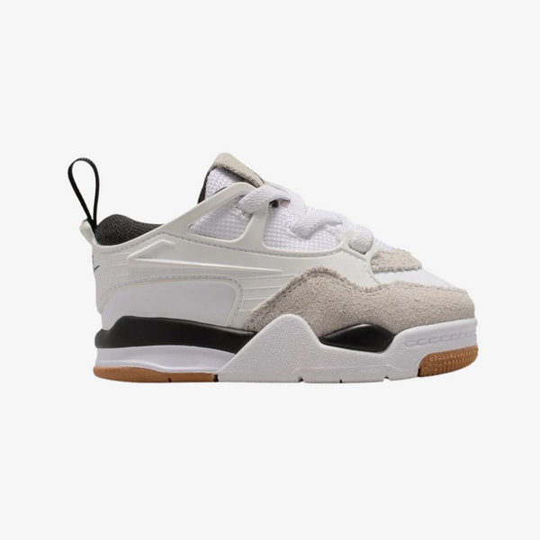 toddler jordan 4 rm (white/black)