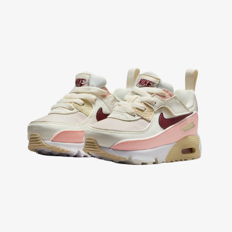 toddler nike air max 90 easy on (phantom/dark team red)