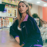 mens premiumgoods. swang track jacket (navy/magenta)