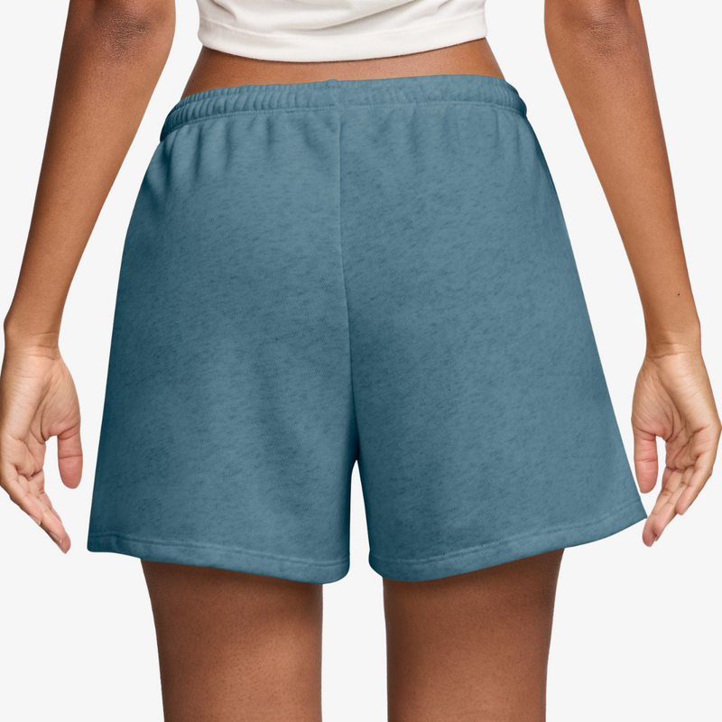 womens nike sportswear chill terry short (smokey blue)