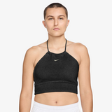 womens nike sportswear chill terry top (black)