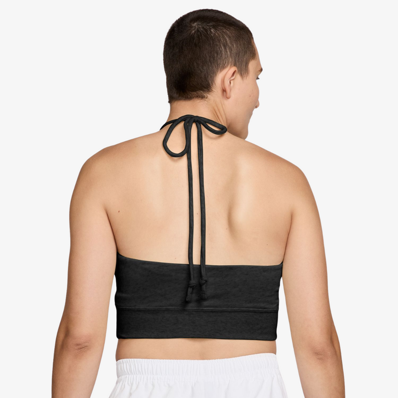 womens nike sportswear chill terry top (black)