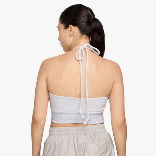 womens nike sportswear chill terry top (grey)