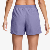 womens nike sportswear nylon short (dusty amethyst)