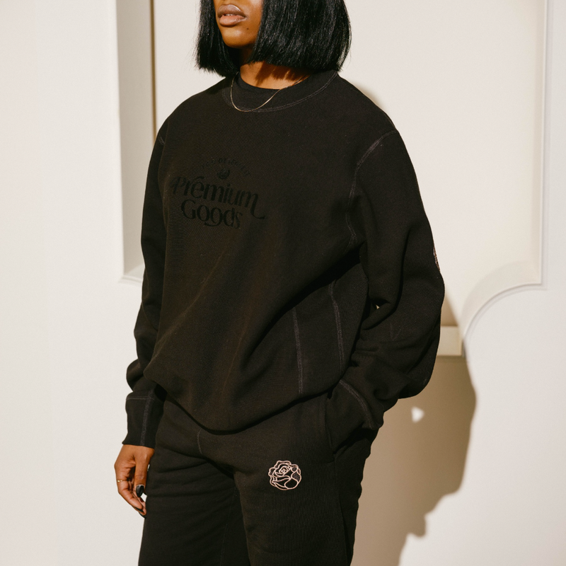 premiumgoods. you deserve it sweatpants (black)