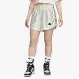 womens nike sportswear circa 96 high-rise breakaway shorts (sail/lt orewood)