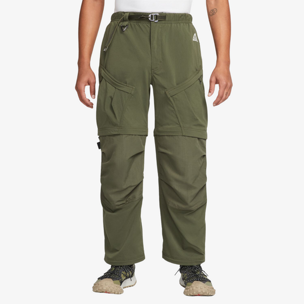 mens nike acg smith summit cargo pants (green)