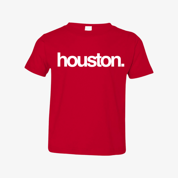 kids premiumgoods. houston. s/s tee (red/white)